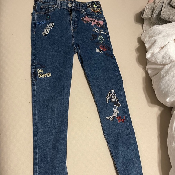 Topshop Denim - Limited edition high rise tophshop jeans size 28 in great quality no strains